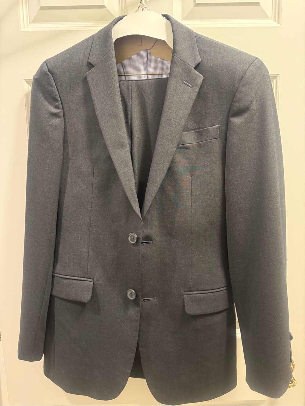Men's Classic Two-Button Dress Blazer - Gray